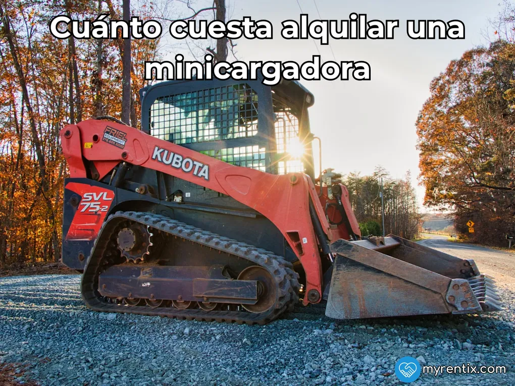 Cuánto cuesta alquilar una minicargadora: precios por día y semana