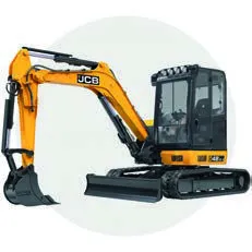 Excavadora giratoria y compacta